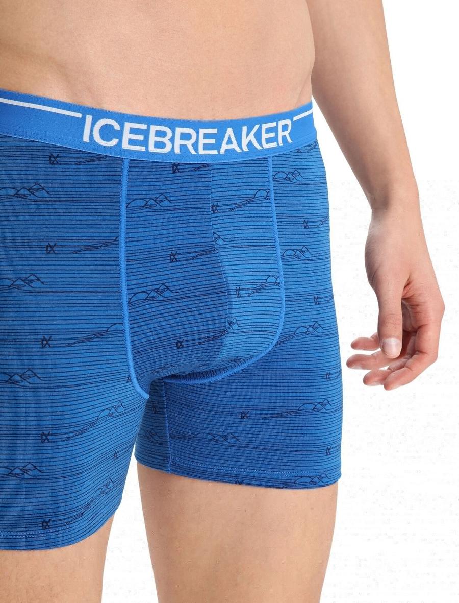 Icebreaker Merino Anatomica Boxers Miesten Alusvaatteet Laivastonsininen | FI 1310YXFU